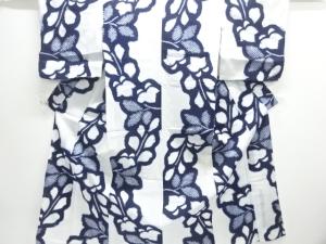 アンティーク　有松鳴海本絞り　藤模様着物